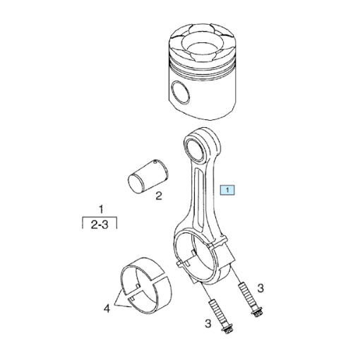 Piston Kolu - MAN ORIJINAL - 51024006049