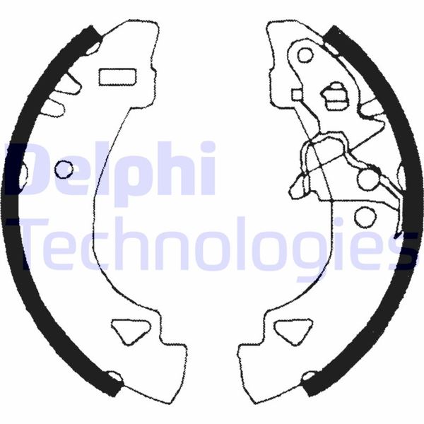 DELPHI LS1860 Fren Sistemleri Fren Pabucu - FIAT PANDA (141_) uyumlu