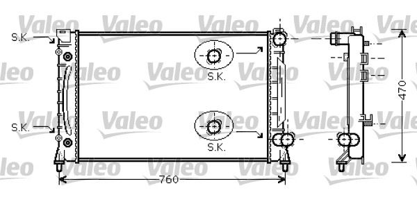 VALEO 734859 Soğutma Sistemi Su Soğutucu & Parçaları - AUDI A6 C5 (4B2, 4B4) uyumlu