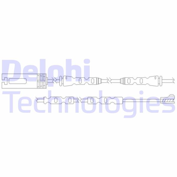 DELPHI LZ0253 Fren Sistemleri Aşınma Göstergesi - BMW 3 Touring (E91) uyumlu