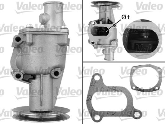 VALEO 506268 Motor Devirdaim - FIAT PANDA (141_) uyumlu