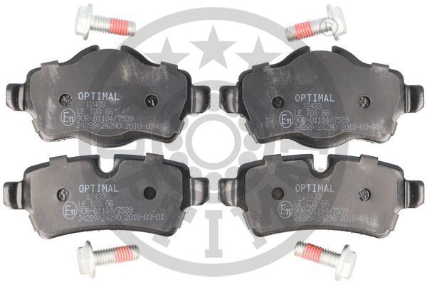 OPTIMAL BP-12433 Fren Sistemleri Fren Balatası - MINI MINI (R56) uyumlu