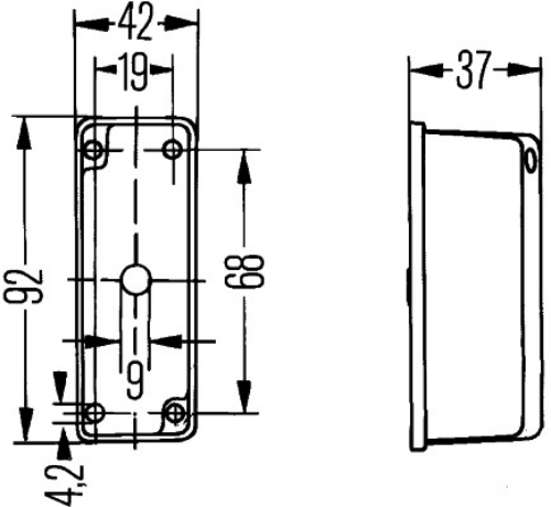 HELLA 2XS 005 020-001 Farlar & Aydınlatma Sinyal Lambası - FENDT Vario uyumlu