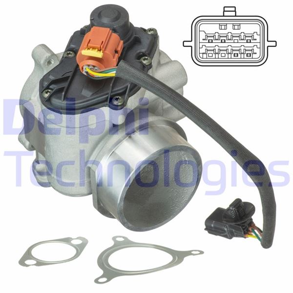 DELPHI EG10461-12B1 Motor EGR Parçaları - RENAULT TRAFIC II Minibüs/Otobüs (JL) uyumlu