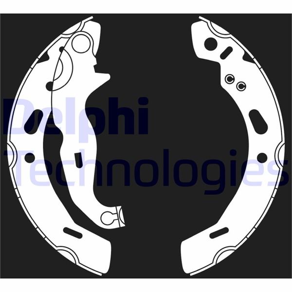 DELPHI LS2016 Fren Sistemleri Fren Pabucu - FORD FIESTA VI (CB1, CCN) uyumlu