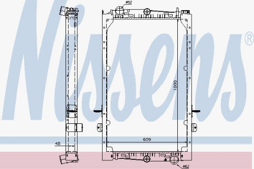 NISSENS 61446A Soğutma Sistemi Su Soğutucu & Parçaları
