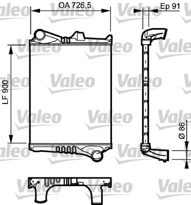 Turbo Radyatörü - VALEO - 817775 Ürün Görseli