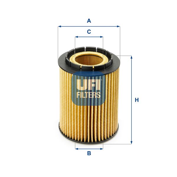 UFI 25.010.00 Motor Yağ Filtresi - VW PASSAT B3/B4 (3A2, 35I) uyumlu