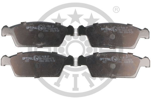 OPTIMAL BP-09897 Fren Sistemleri Fren Balatası - DAEWOO TICO (KLY3) uyumlu