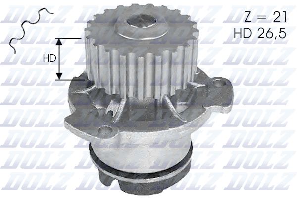 DOLZ L121 Motor Devirdaim - LADA SAMARA (2108, 2109, 2113, 2114) uyumlu
