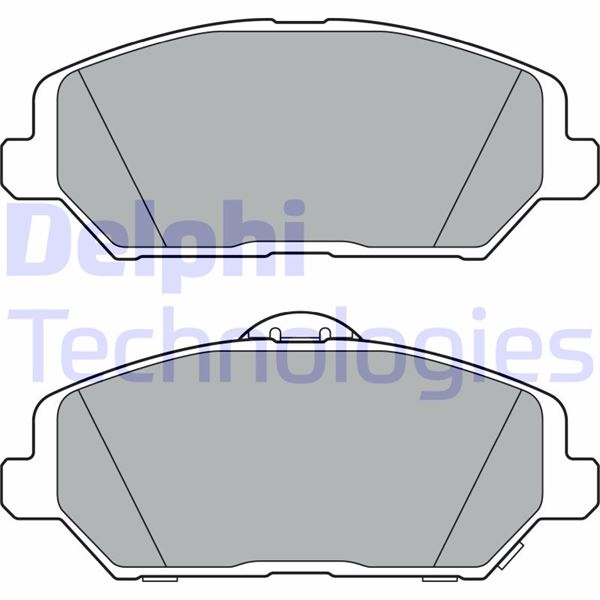 DELPHI LP3385 Fren Sistemleri Fren Balatası - HYUNDAI i30 (PDE, PD, PDEN) uyumlu