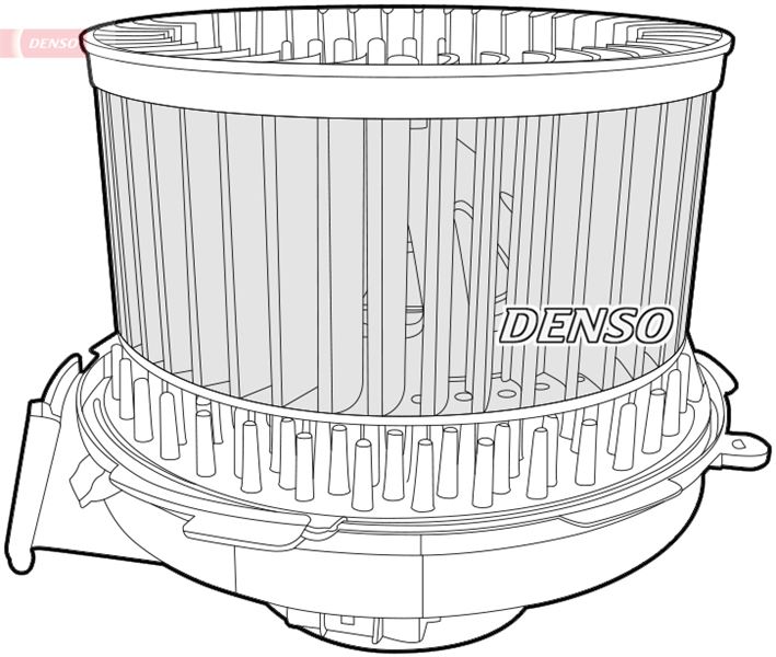 DENSO DEA21010 İklimlendirme Sistemi Fan Parçaları - PEUGEOT 206+ (2L_, 2M_) uyumlu