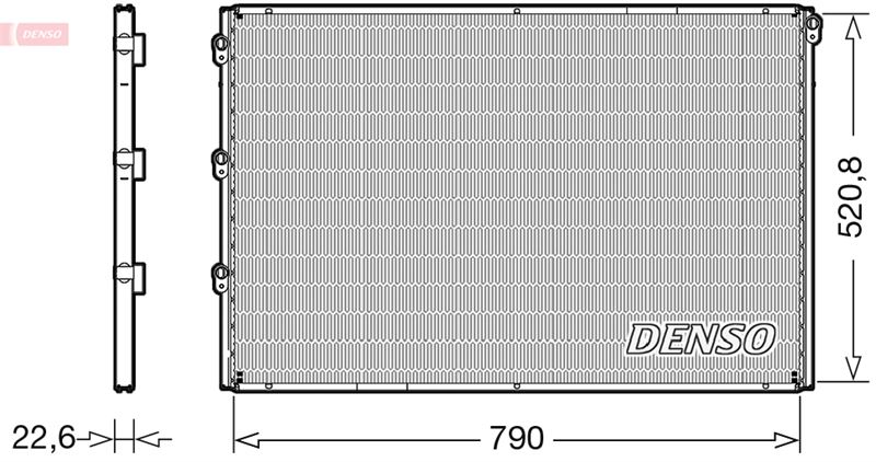 DENSO DCN99078 İklimlendirme Sistemi Klima Radyatörü