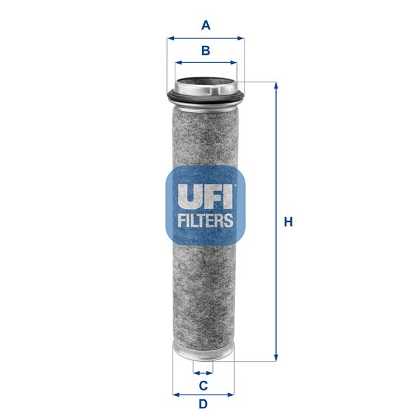 UFI 27.055.00 Motor Hava Filtresi - MERCEDES-BENZ MB-TRAC uyumlu