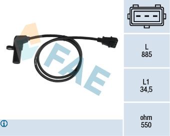 FAE 79078 Ateşleme Sistemi İmpuls Verici - OPEL KADETT E Cabrio (T85) uyumlu