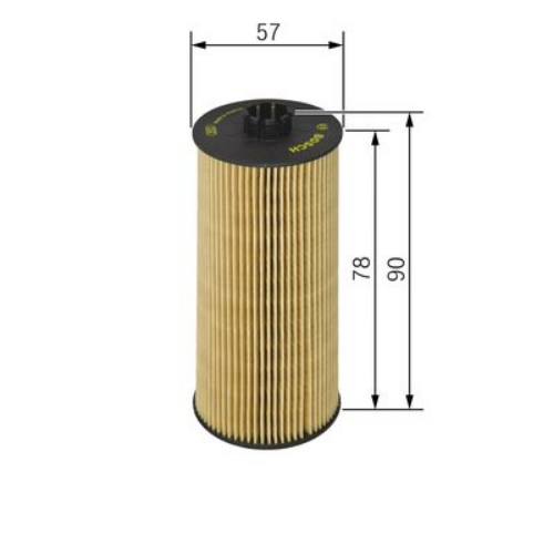 BOSCH 1 457 429 306 Motor Yağ Filtresi - MERCEDES-BENZ A-SERISI (W169) uyumlu