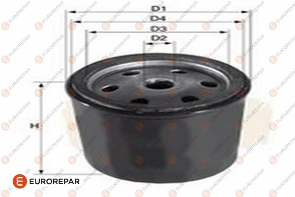 EUROREPAR 1682253380 Yakıt Sistemi Yakıt Filtresi - TOYOTA LAND CRUISER (_J6_) uyumlu