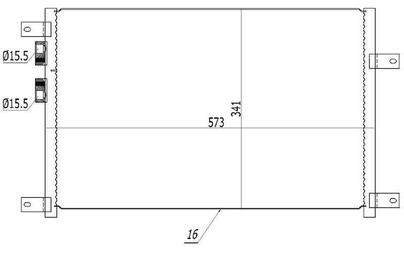 Klima Radyatörü - CAF657016 Ürün Görseli