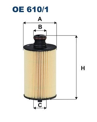 FILTRON OE 610/1 Motor Yağ Filtresi - SSANGYONG ACTYON SPORTS I (QJ) uyumlu