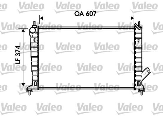 VALEO 734714 Soğutma Sistemi Su Soğutucu & Parçaları - SAAB 9-5 (YS3E) uyumlu