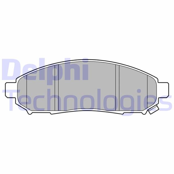 DELPHI LP3578 Fren Sistemleri Fren Balatası - NISSAN LEAF (ZE0) uyumlu