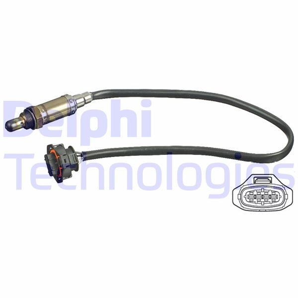 DELPHI ES11113-12B1 Emme & Egzoz Sistemi Egzoz Sensörleri - OPEL VECTRA C (Z02) uyumlu