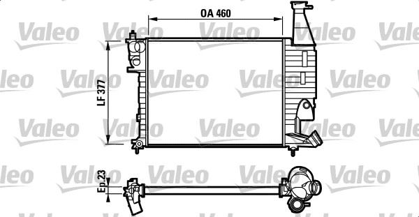 VALEO 732564 Soğutma Sistemi Su Soğutucu & Parçaları - CITROËN BERLINGO / BERLINGO FIRST Kasa/büyük limuzin (M_) uyumlu