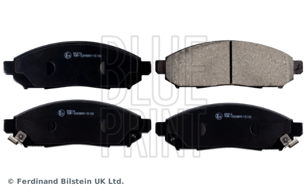BLUE PRINT ADN142172 Fren Sistemleri Fren Balatası - NISSAN NAVARA NP300 Platform şasi (D40) uyumlu
