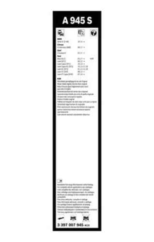 BOSCH 3 397 007 945 Kaporta & Gövde Parçaları Cam Silecek Mekanizması - SEAT LEON ST (5F8) uyumlu