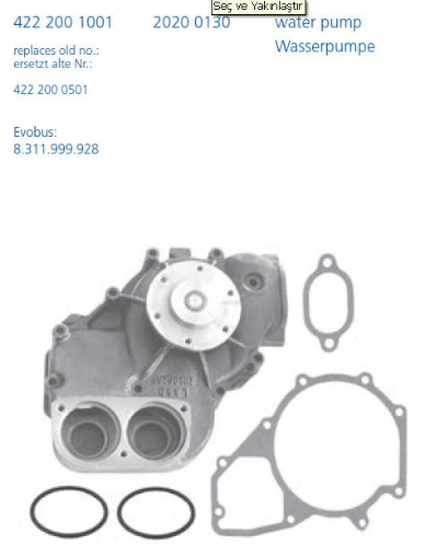 LASO 20200130 Motor Devirdaim - MAN F90 uyumlu