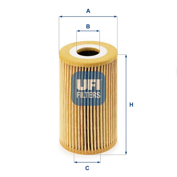 UFI 25.008.00 Motor Yağ Filtresi - BMW 3 (E36) uyumlu
