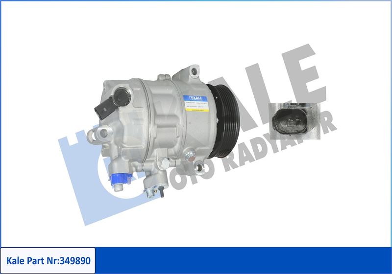 KALE OTO RADYATÖR 349890 İklimlendirme Sistemi Kompresör Parçaları - VW PASSAT B7 (362) uyumlu