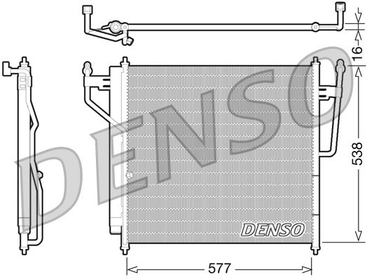 DENSO DCN46017 İklimlendirme Sistemi Klima Radyatörü