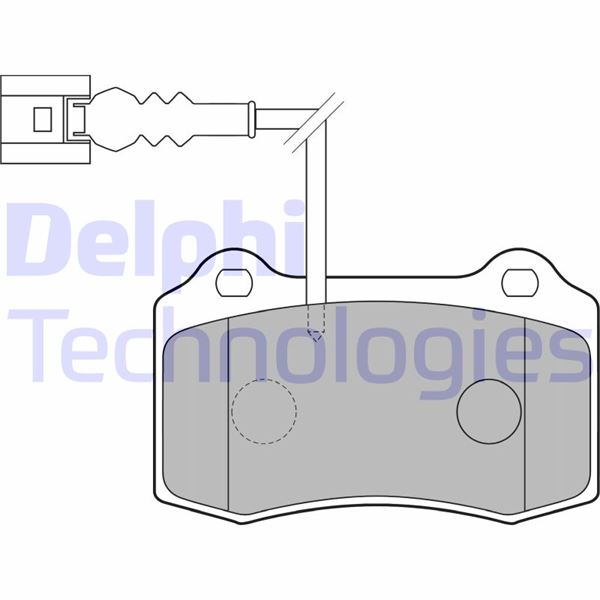 DELPHI LP1753 Fren Sistemleri Fren Balatası - SEAT IBIZA II (6K1) uyumlu