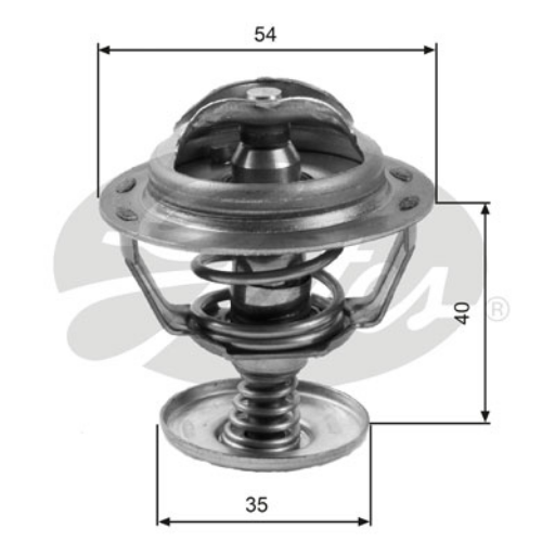 GATES TH06082G1 Motor Termostat - FORD KA (RB_) uyumlu