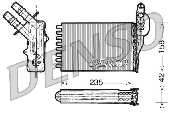 Kalorifer Radyatörü - DENSO - DRR23001 Ürün Görseli
