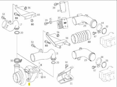 Turbo - MERCEDES ORIJINAL - A9060961199