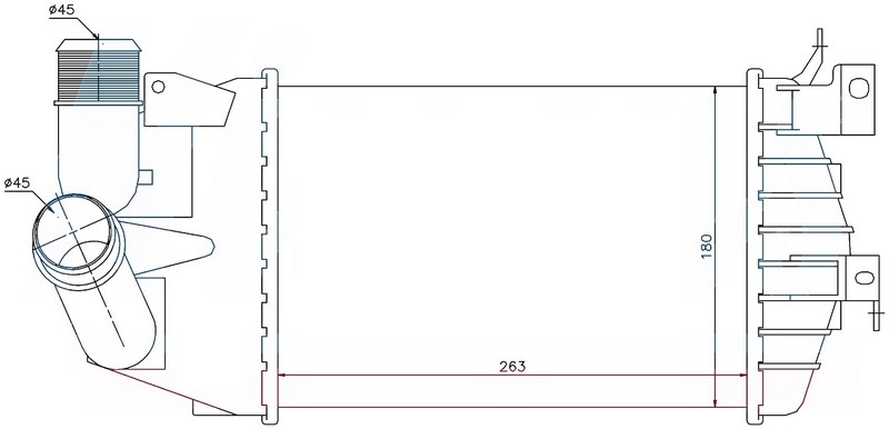 Turbo Radyatörü - IOP508060 Ürün Görseli