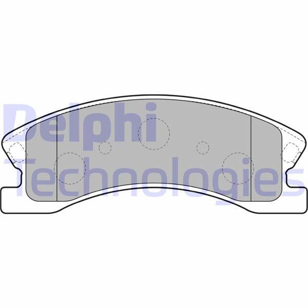 DELPHI LP1906 Fren Sistemleri Fren Balatası - JEEP GRAND CHEROKEE II (WJ, WG) uyumlu