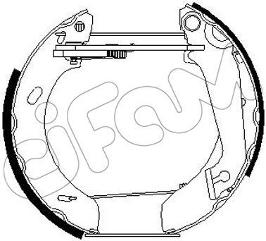 CIFAM 151-245 Fren Sistemleri Fren Pabucu - FORD ESCORT V (AAL, ABL) uyumlu