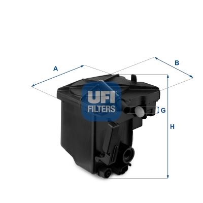 UFI 24.027.00 Yakıt Sistemi Yakıt Filtresi - FORD FOCUS II Turnier (DA_, FFS, DS) uyumlu
