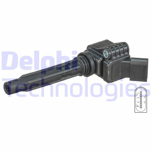 DELPHI GN10632-12B1 Ateşleme Sistemi Ateşleme Bobini - AUDI A5 Sportback (8TA) uyumlu