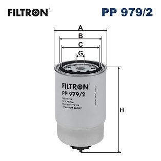 FILTRON PP 979/2 Yakıt Sistemi Yakıt Filtresi - KIA SPORTAGE II (JE_, KM_) uyumlu