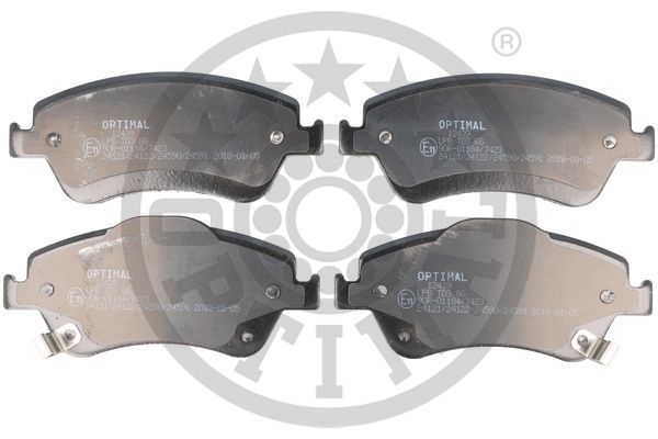 OPTIMAL BP-12439 Fren Sistemleri Fren Balatası - TOYOTA AURIS (_E15_) uyumlu