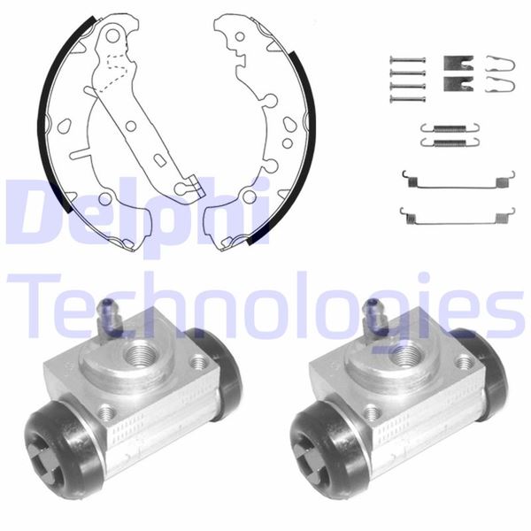 DELPHI KP1118 Fren Sistemleri Fren Pabucu - FORD PUMA (EC_) uyumlu
