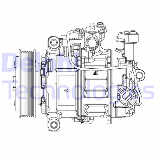 DELPHI CS20504 İklimlendirme Sistemi Kompresör Parçaları - BMW 1 (F20) uyumlu
