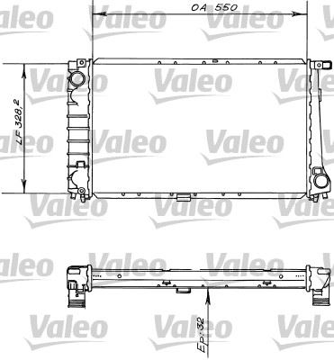 VALEO 819414 Soğutma Sistemi Su Soğutucu & Parçaları - BMW 5 (E12) uyumlu