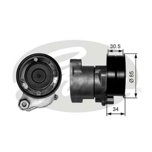 GATES T38571 Motor Kayış Gergisi - DAIHATSU CHARADE III (G100, G101, G102) uyumlu