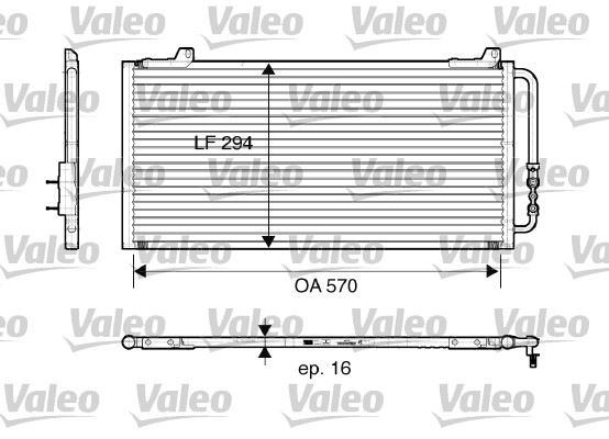 VALEO 816921 İklimlendirme Sistemi Klima Radyatörü - ROVER 400 II Hatchback (RT) uyumlu