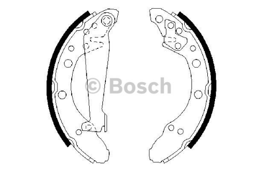BOSCH 0 986 487 536 Fren Sistemleri Fren Pabucu - AUDI 80 B1 Sedan (80, 82) uyumlu